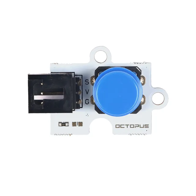 elecfreaks-octopus-pushbutton-brick-bouton-poussoir-bleu image 1