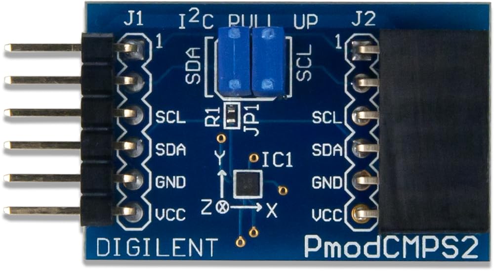 digilent-pmod-cmps2-boussole-num-rique-3-axes-i2c image 3