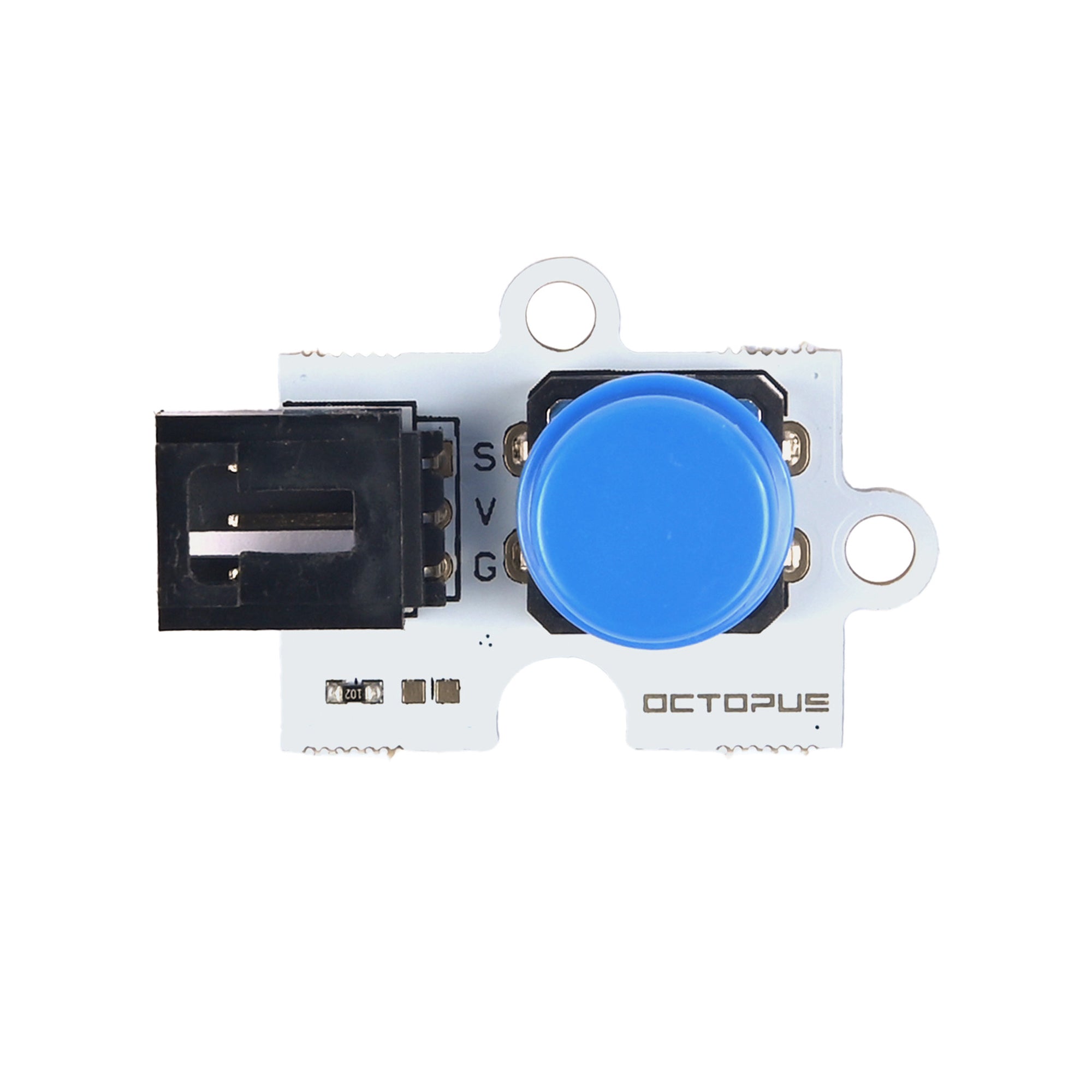 elecfreaks-octopus-pushbutton-brick-bouton-poussoir-bleu image 1
