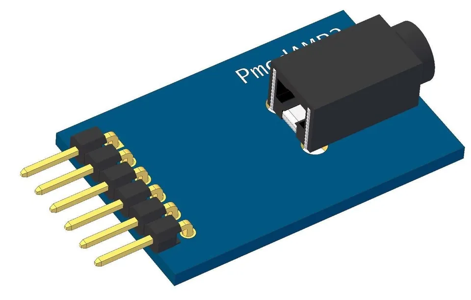 digilent-pmod-amp2-amplificateur-audio-mono-jack image 1
