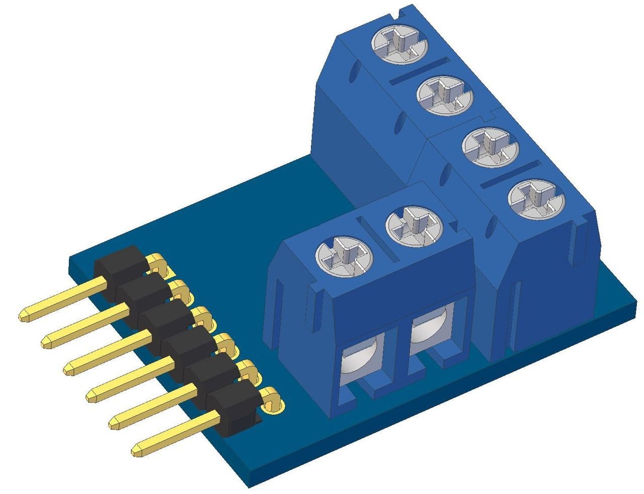 digilent-pmod-con1-module-bornier-vis-gpio-6-broches image 1