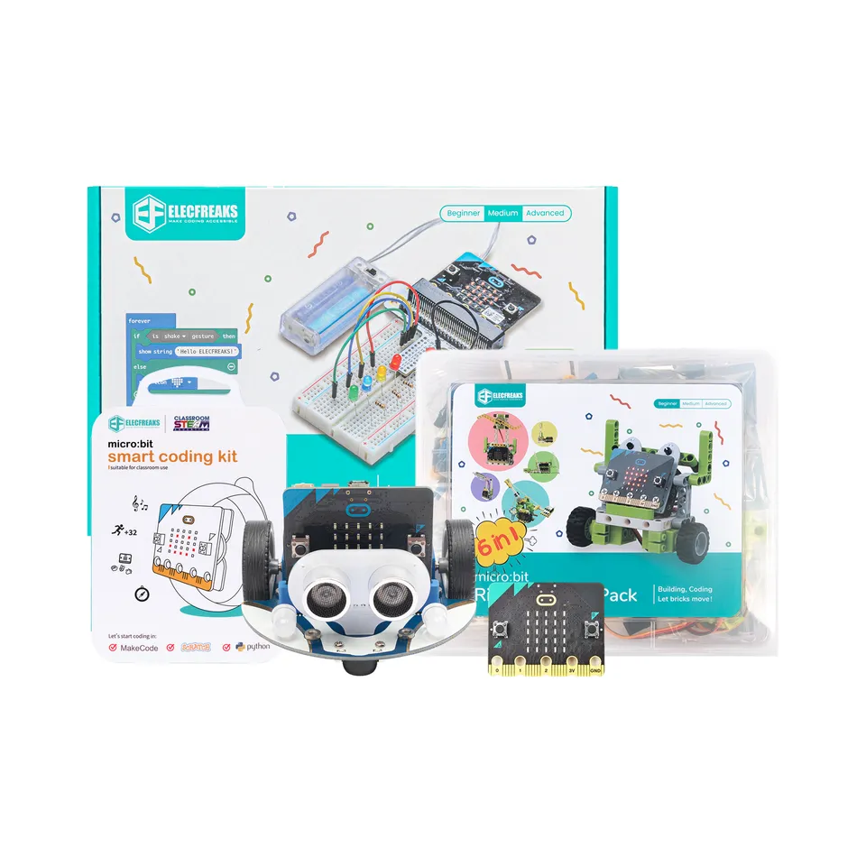 elecfreaks-beginner-kit-micro-bit-cutebot-ring-bit-montre image 1