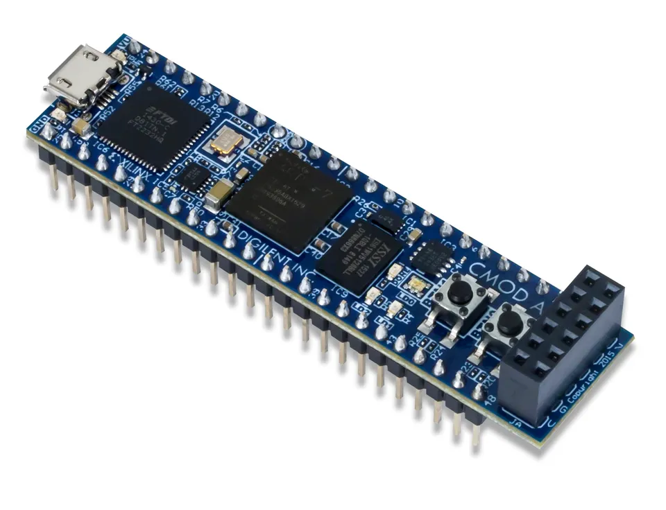 digilent-cmod-a7-35t-carte-fpga-artix-7-breadboard-48-broches image 1