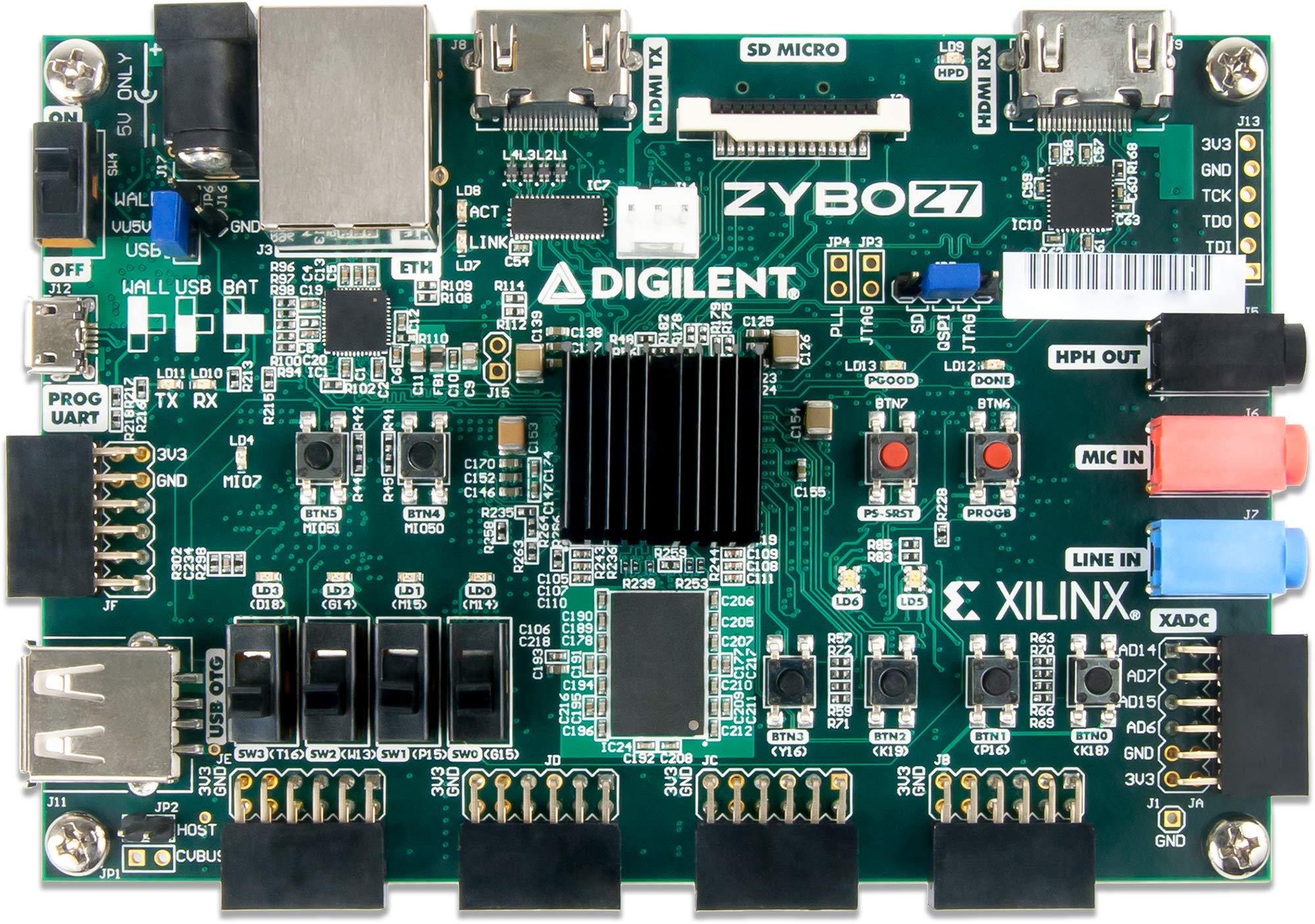 digilent-zybo-z7-20-carte-d-veloppement-zynq-7000-hdmi-1-go image 3