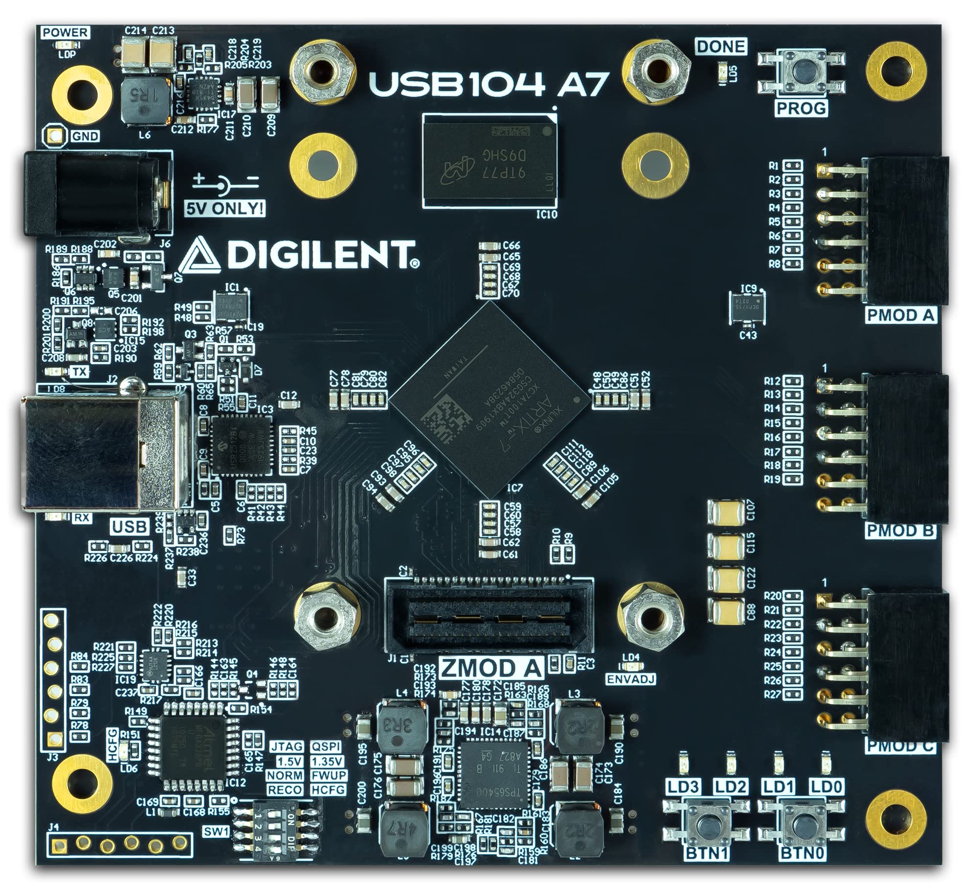 digilent-usb104-a7-carte-fpga-artix-7-xc7a100t-pc-104 image 2