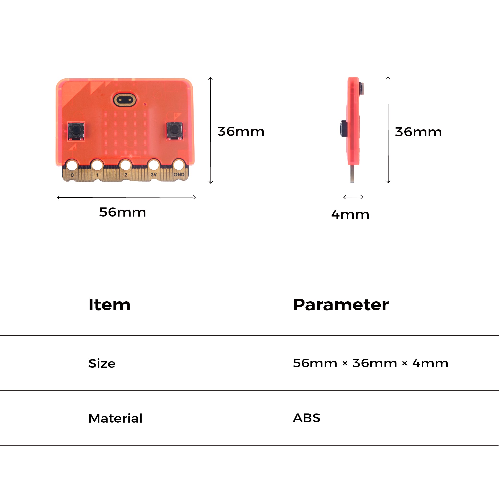 elecfreaks-accessories-coque-micro-bit-rouge-protection image 3