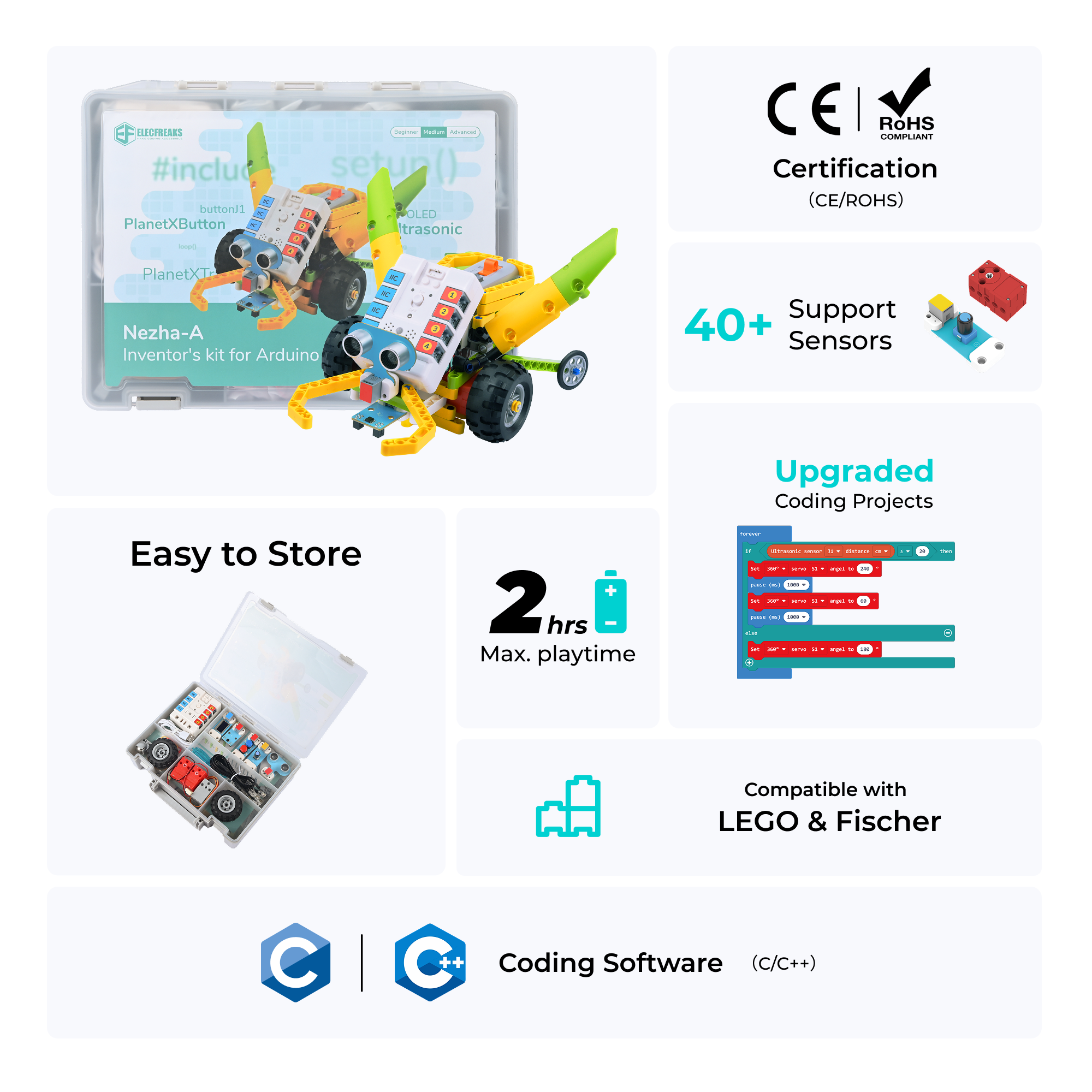 elecfreaks-nezha-a-kit-inventeur-arduino-36-en-1-briques image 2