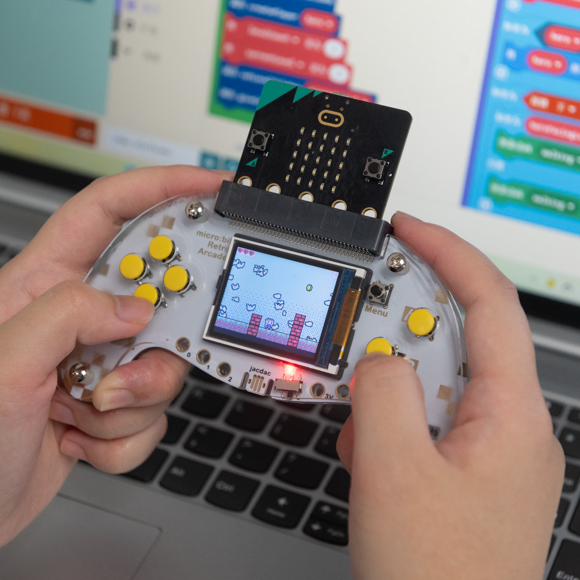 elecfreaks-makecode-arcade-console-jeu-programmable-micro-bit image 4