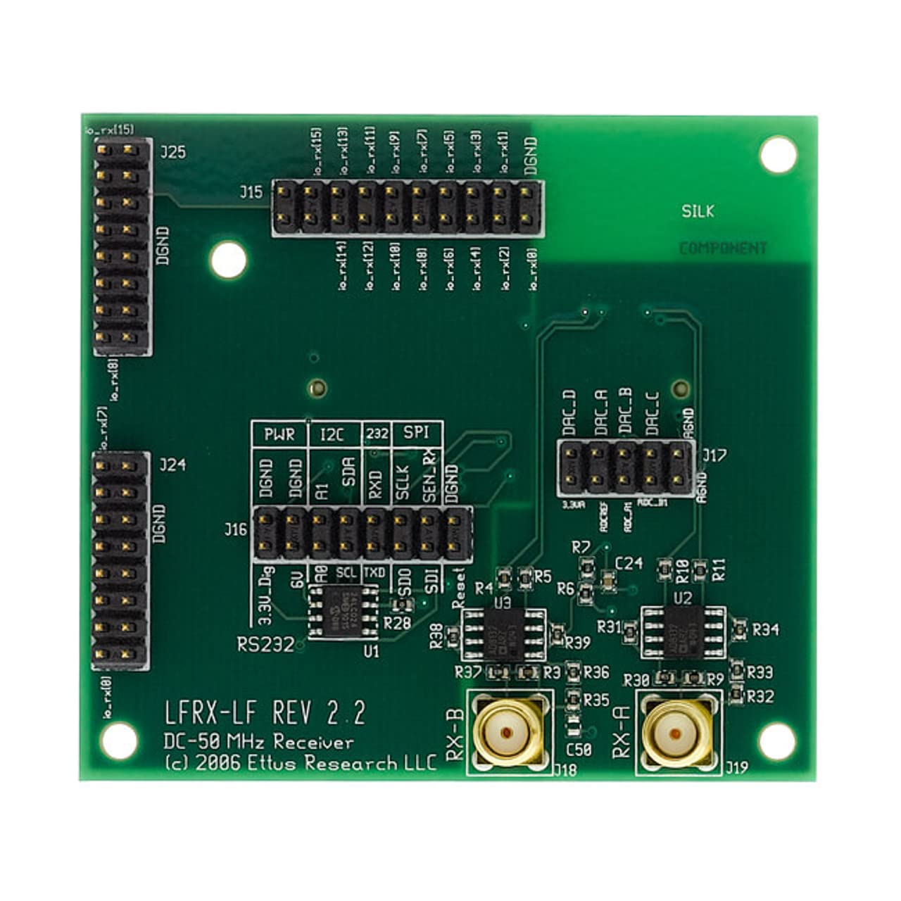 digilent-lfrx-carte-fille-rx-0-30-mhz-pour-usrp-n210 image 1