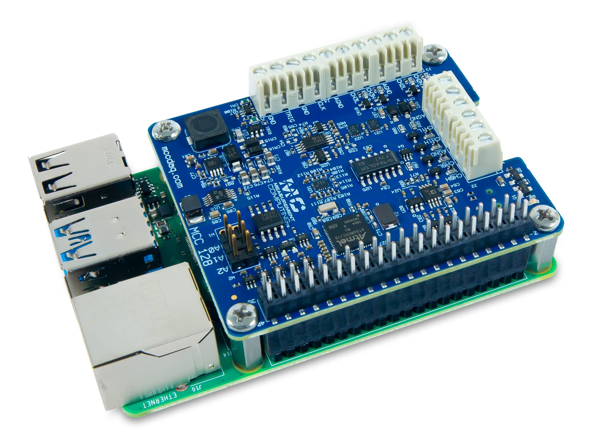 digilent-mcc-128-daq-hat-raspberry-pi-16-bits-8-canaux image 1