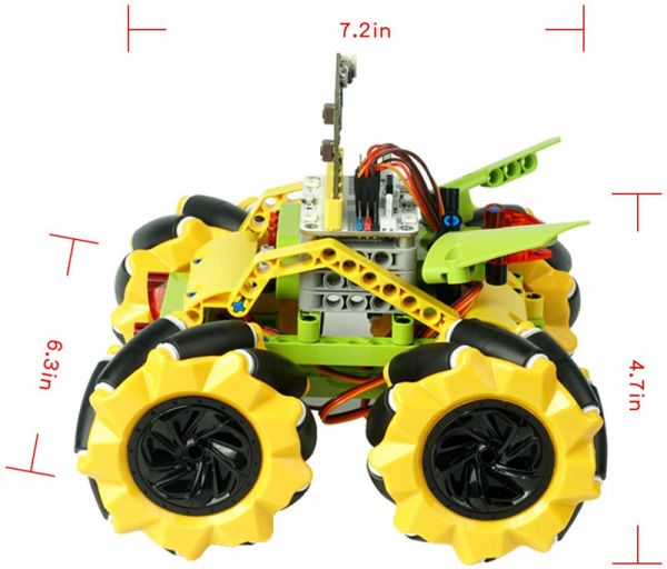 elecfreaks-wonder-kit-voiture-rugged-4wd-sans-micro-bit image 2