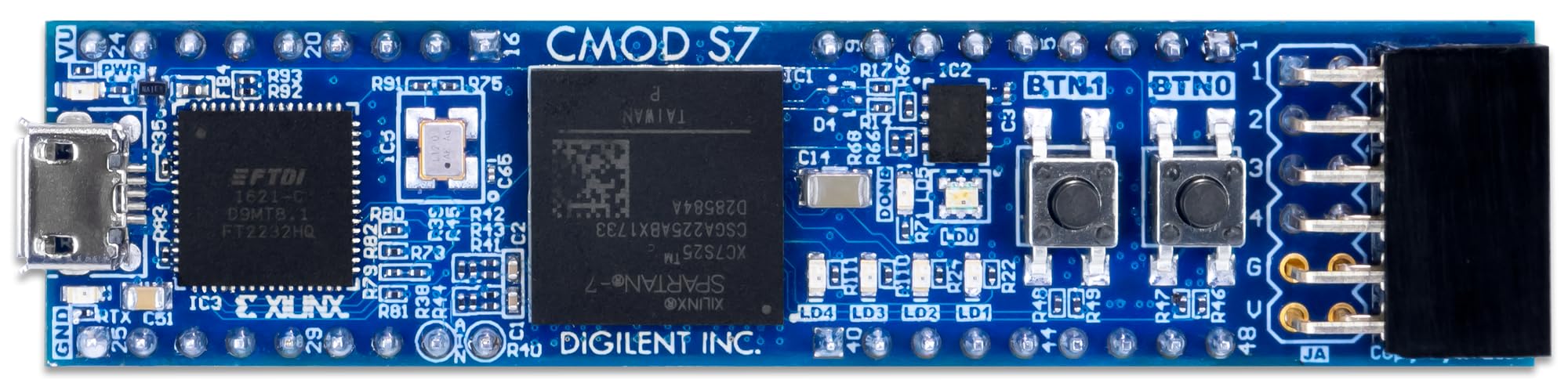 digilent-cmod-s7-module-fpga-spartan-7-xc7s25-carte-dip image 2