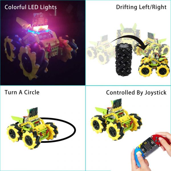 elecfreaks-wonder-kit-voiture-rugged-4wd-sans-micro-bit image 3