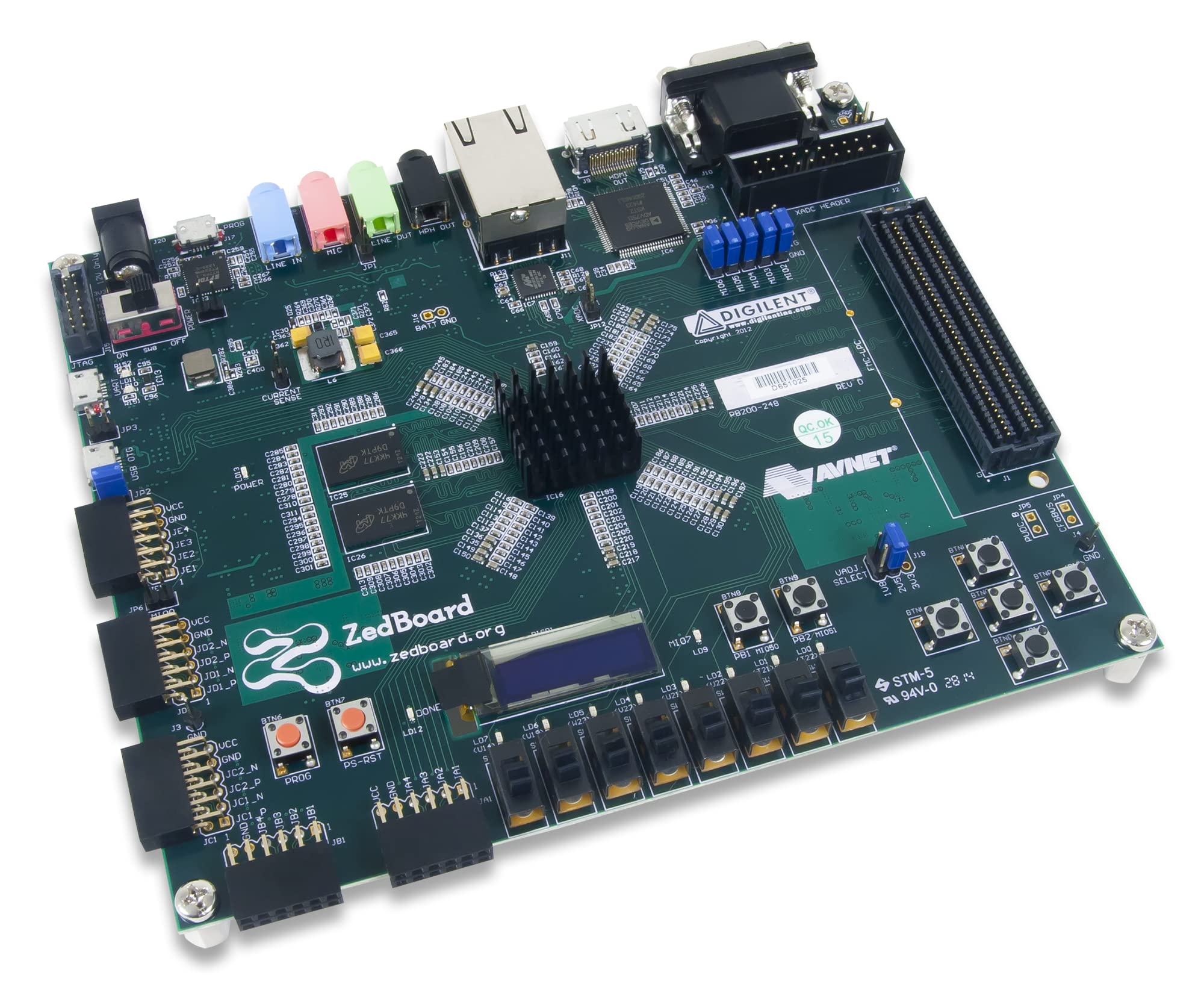 digilent-zedboard-carte-d-veloppement-zynq-7000-xc7z020 image 2