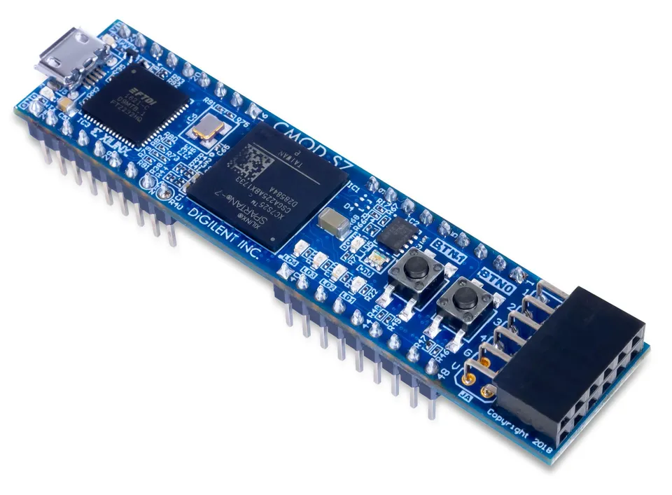 digilent-cmod-s7-module-fpga-spartan-7-xc7s25-carte-dip image 1
