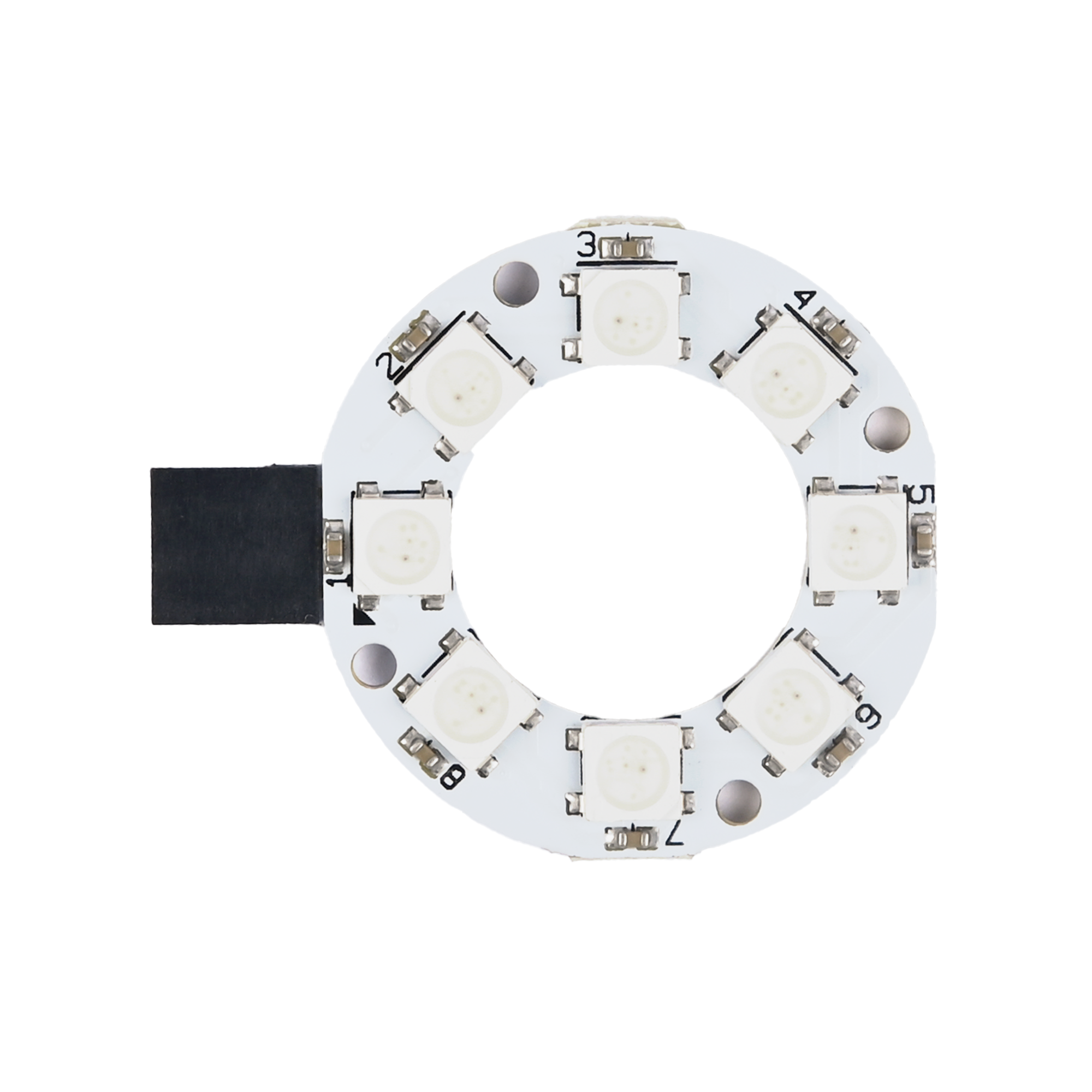 elecfreaks-octopus-anneau-led-rgb-8-leds-5v-adressable image 1