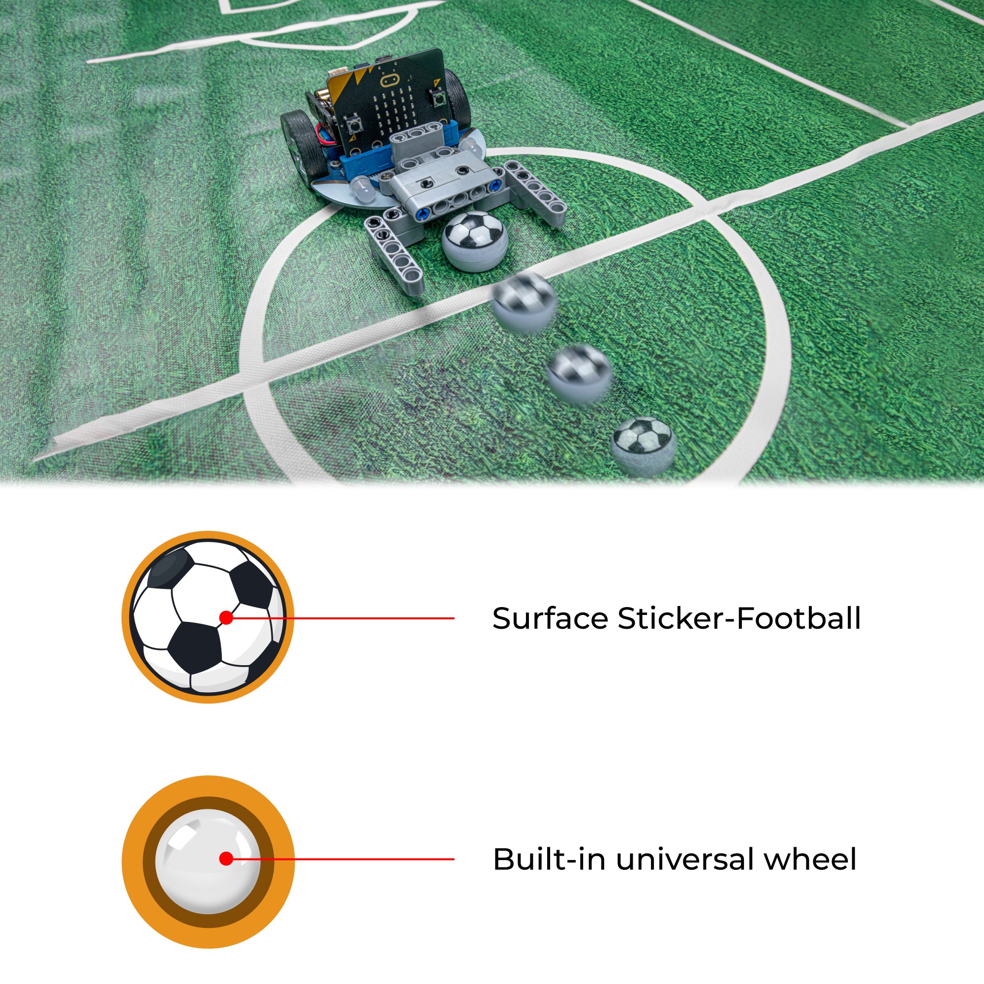 elecfreaks-cutebot-kit-robot-football-micro-bit-sans-carte image 5