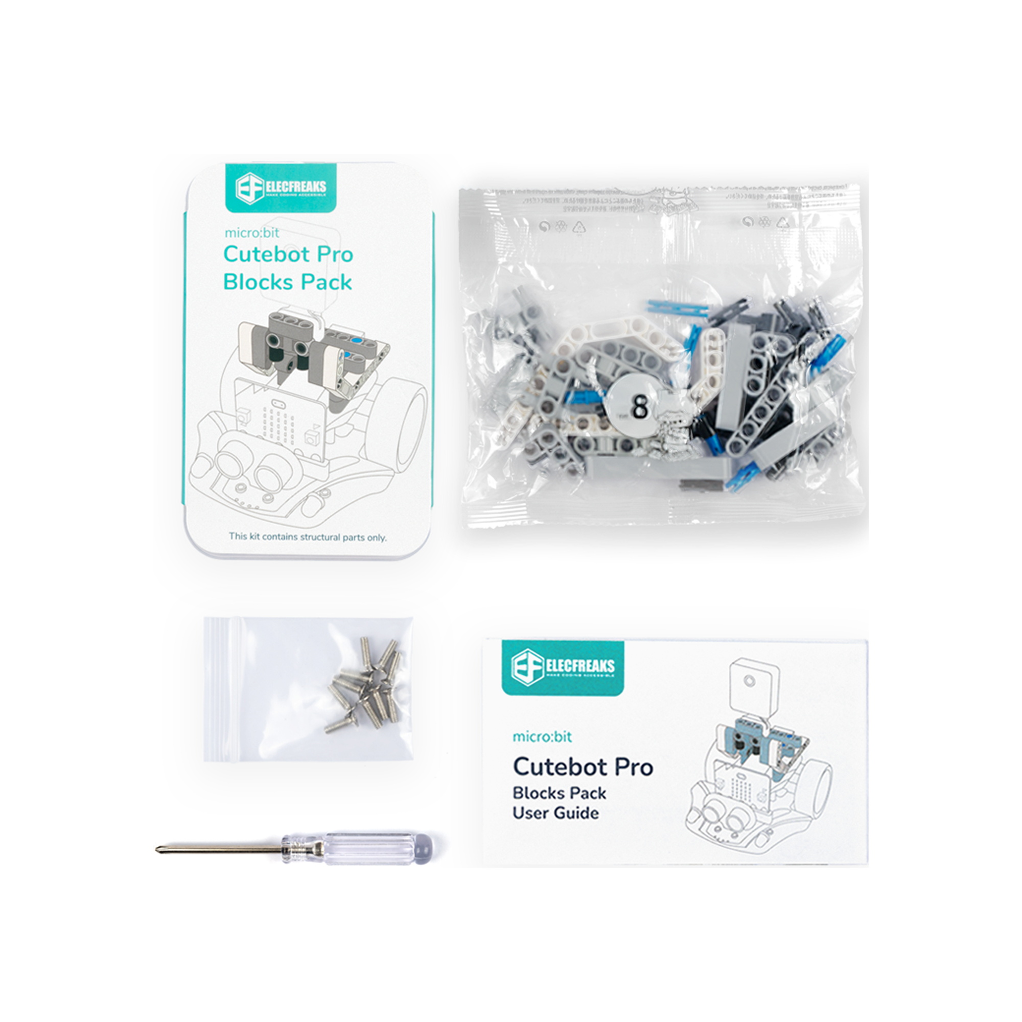 elecfreaks-cutebot-pro-blocks-pack-extension-blocs-construction image 4