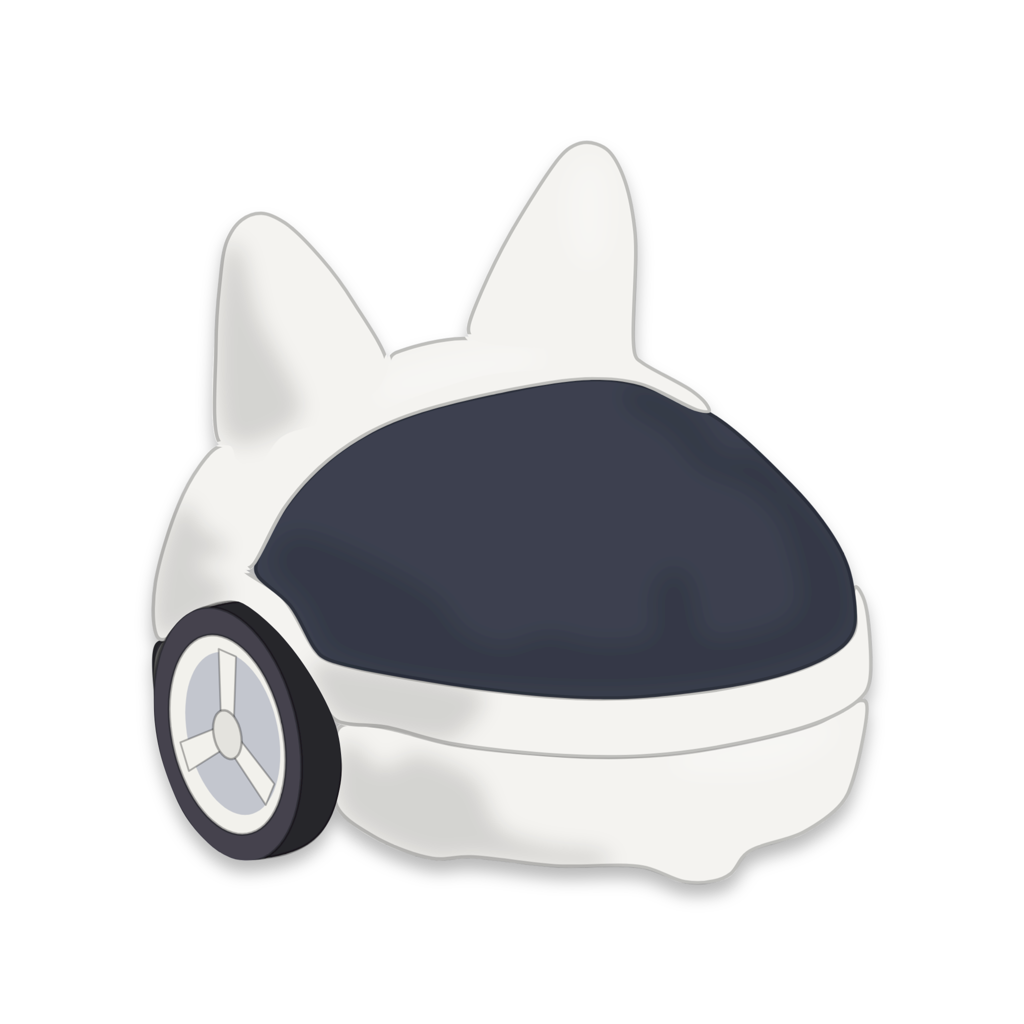 elio-backpacks-oreilles-de-chat-sac-dos-gris-imprim-3d image 4