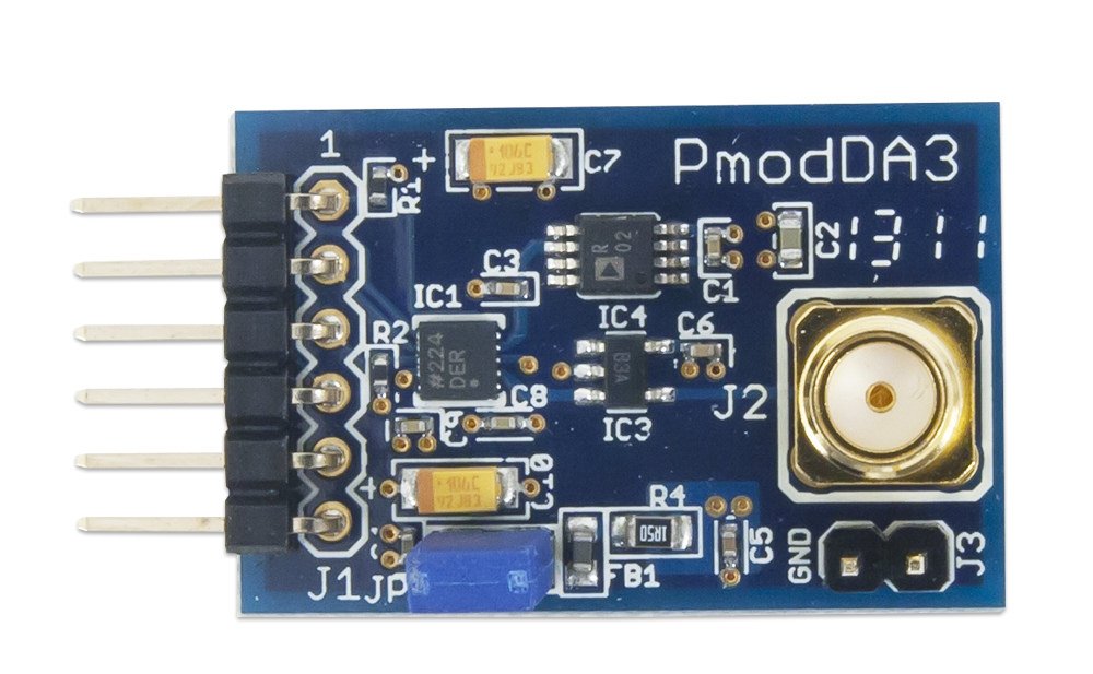 digilent-pmod-da3-convertisseur-dac-16-bits-sortie-sma image 2