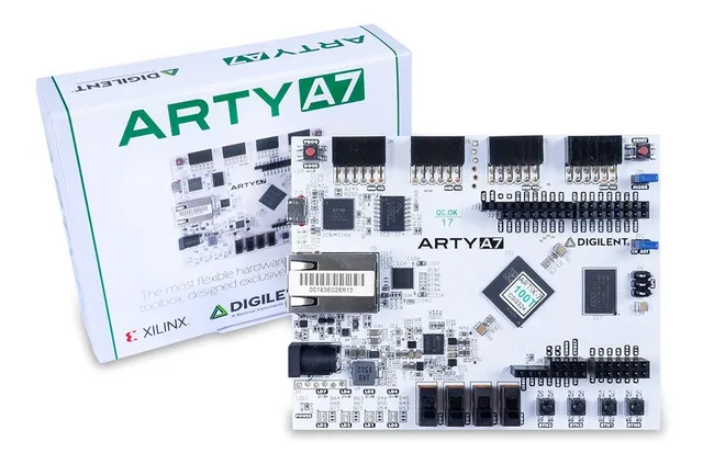 digilent-arty-a7-100t-carte-fpga-artix-7-ddr3-microblaze image 1