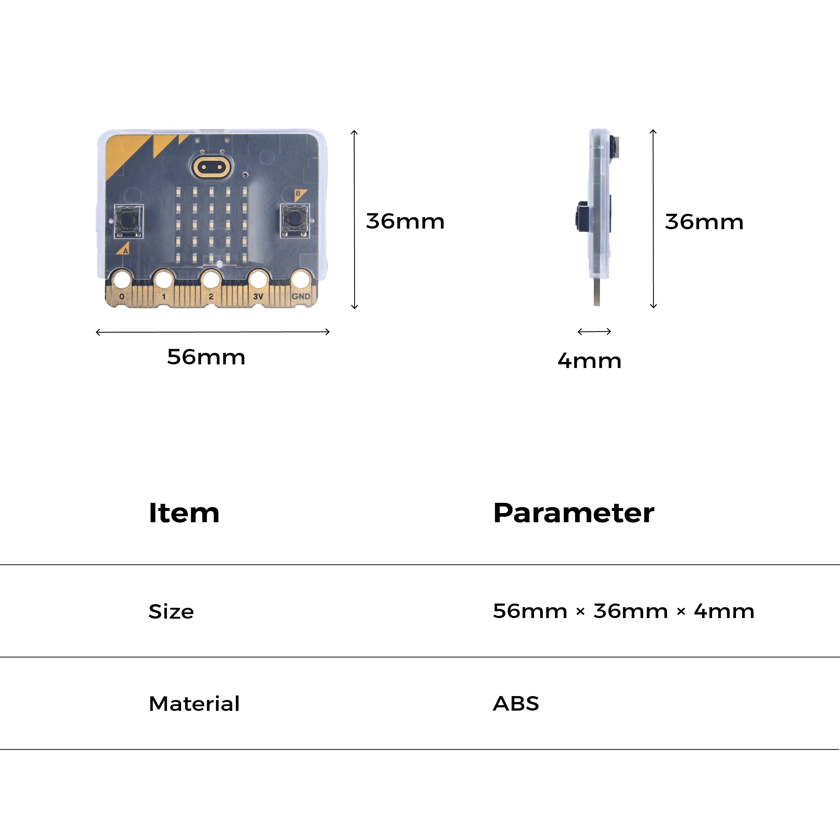 elecfreaks-bo-tier-micro-bit-coque-transparente-de-protection image 3