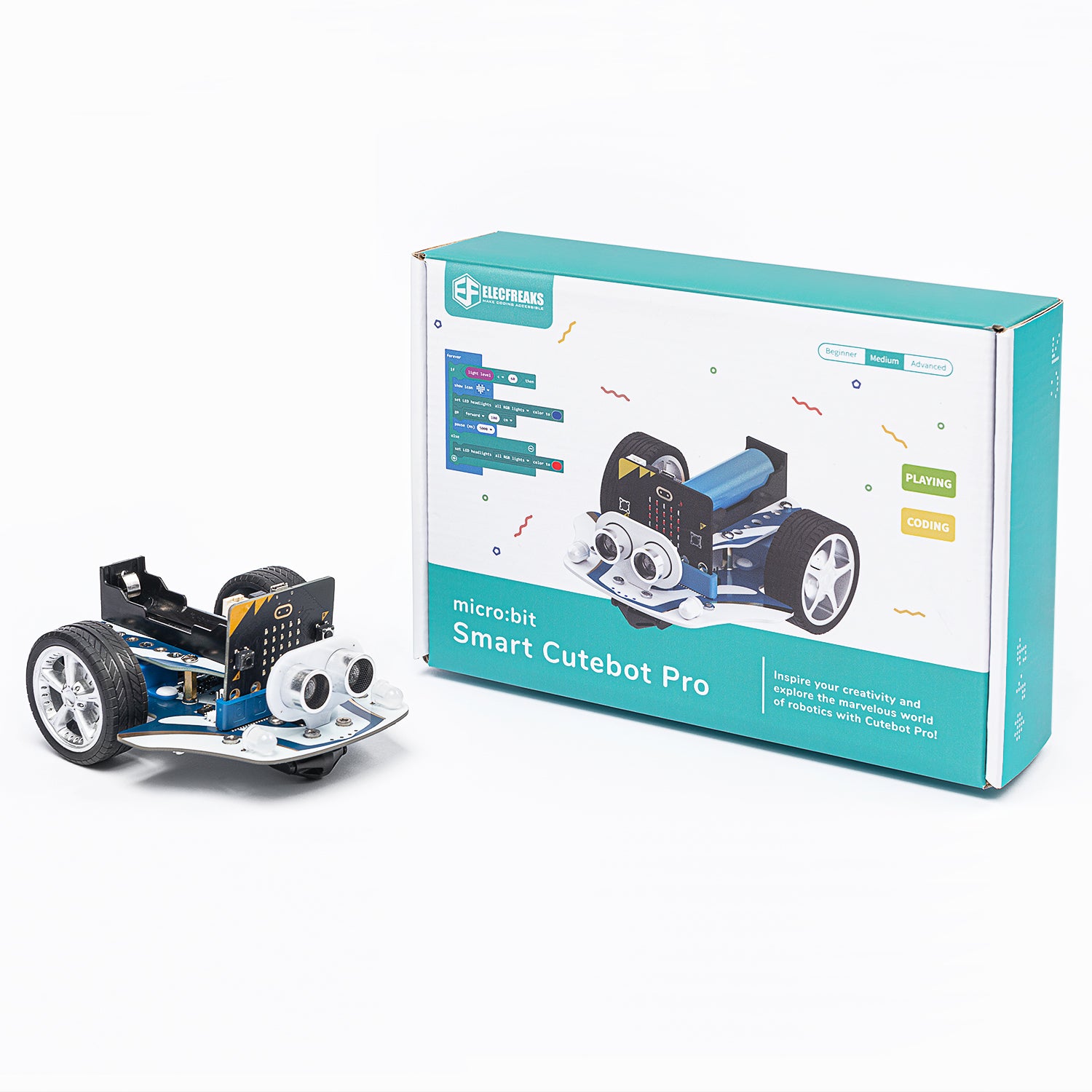 elecfreaks-cutebot-pro-voiture-robot-micro-bit-encodeur image 4