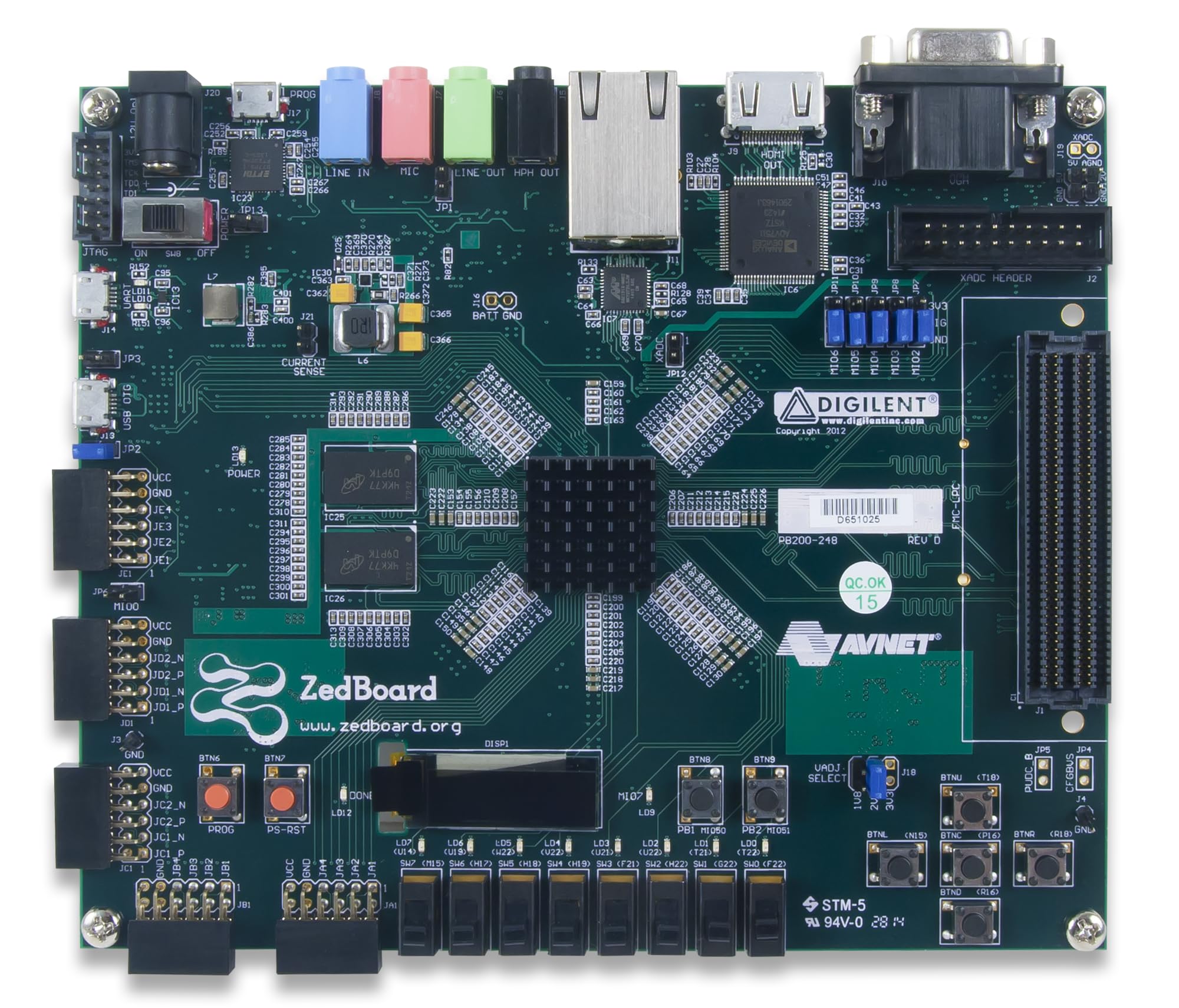 digilent-zedboard-carte-d-veloppement-zynq-7000-xc7z020 image 3