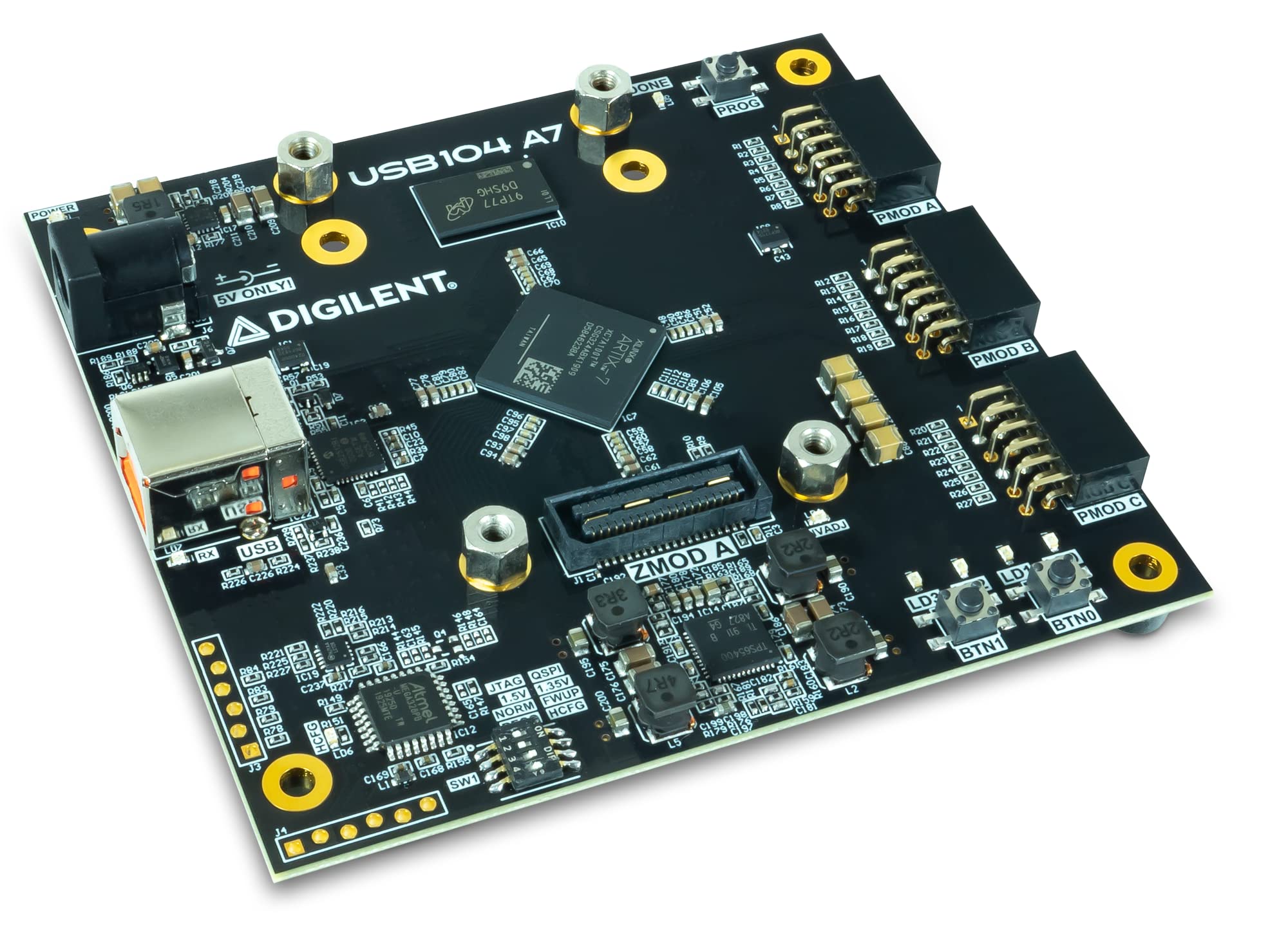 digilent-usb104-a7-carte-fpga-artix-7-xc7a100t-pc-104 image 1