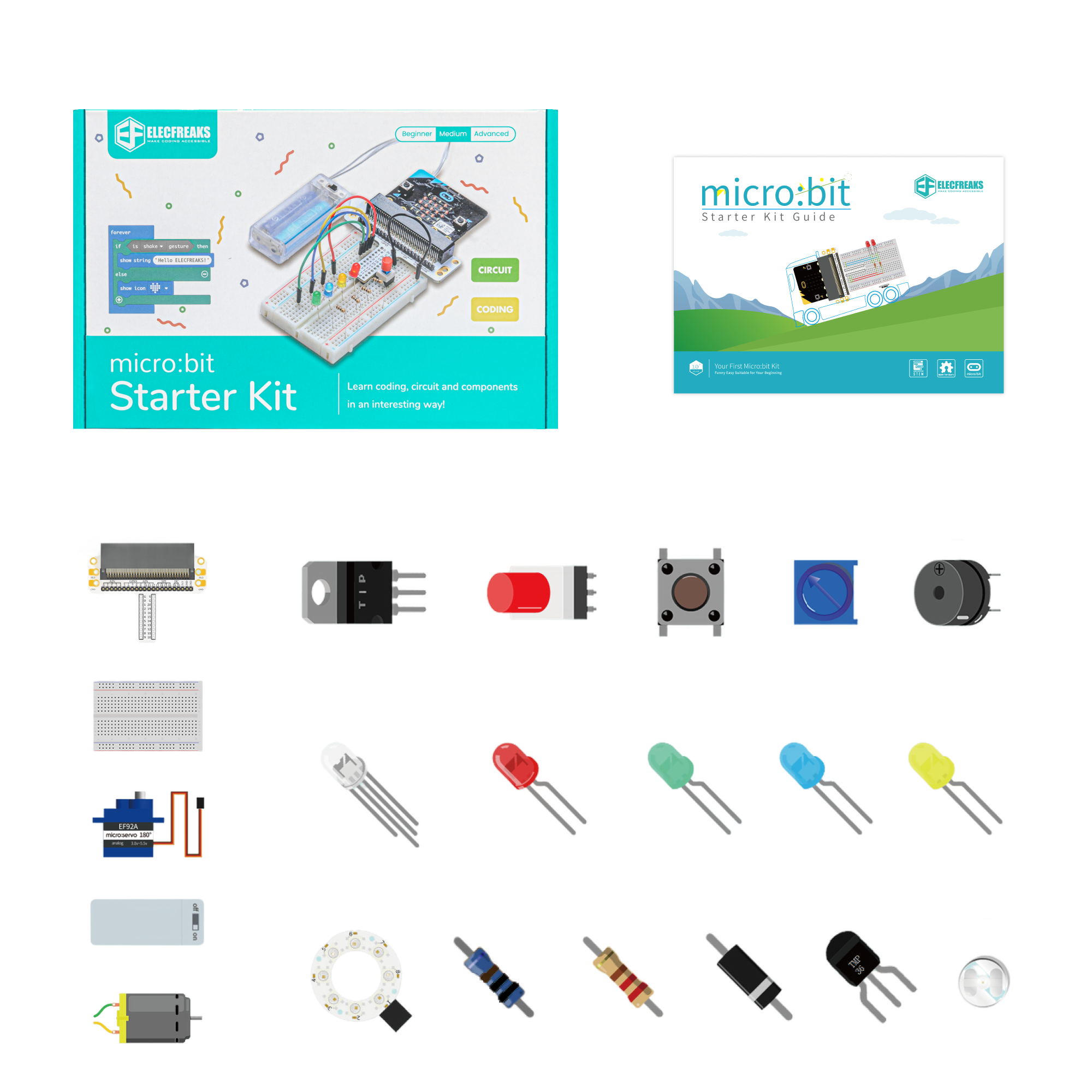 elecfreaks-smart-kits-starter-kit-micro-bit-14-projets-sans-carte image 1