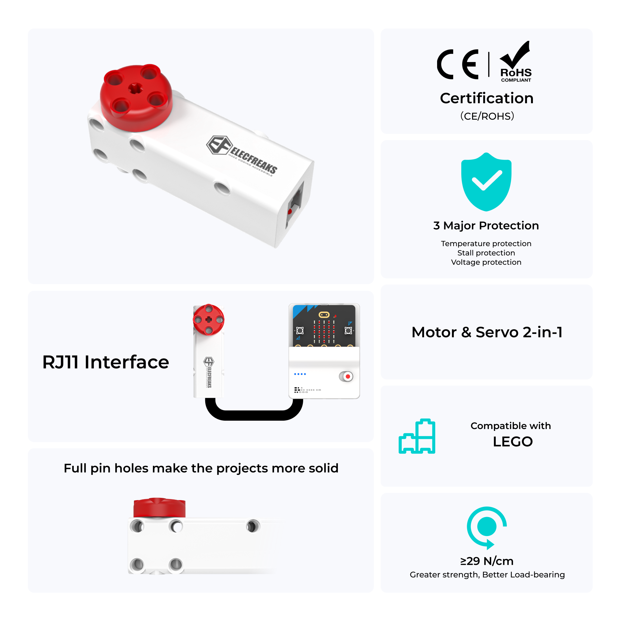 elecfreaks-planetx-smart-brick-motor-moteur-sans-carte-nezha image 2