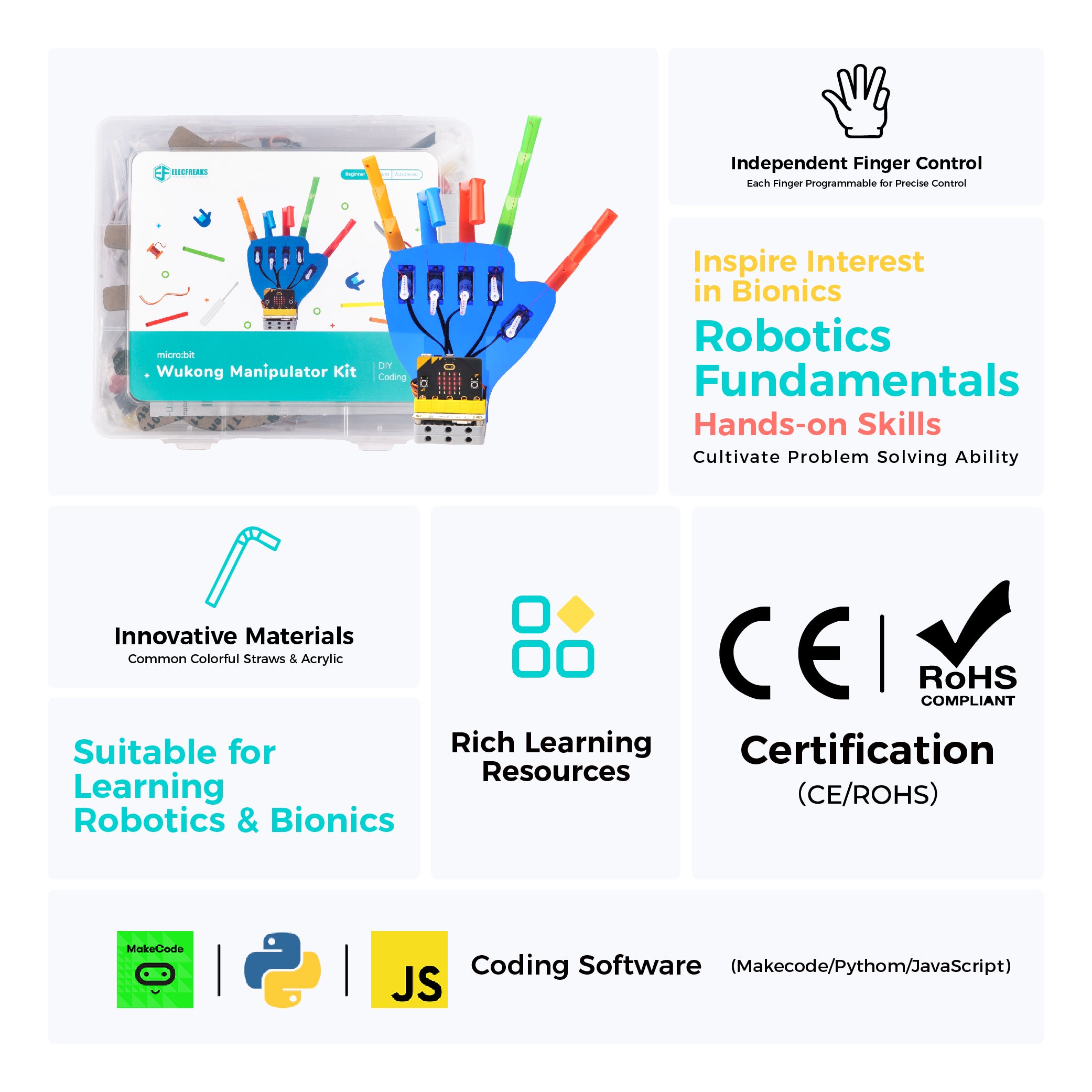 elecfreaks-wukong-manipulator-kit-main-robot-sans-micro-bit image 2