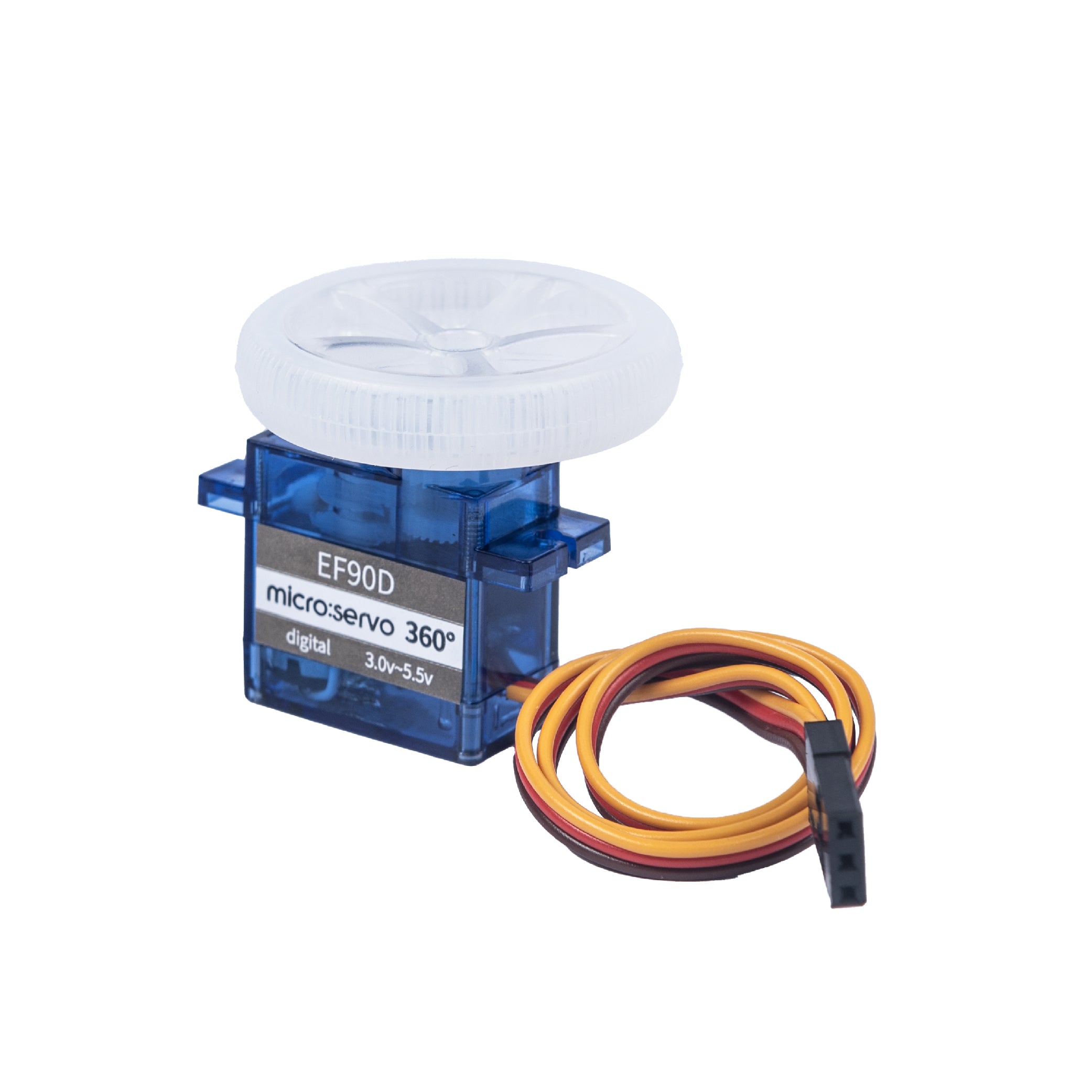 elecfreaks-ef90d-servo-360-roue-pneu-micro-bit image 2