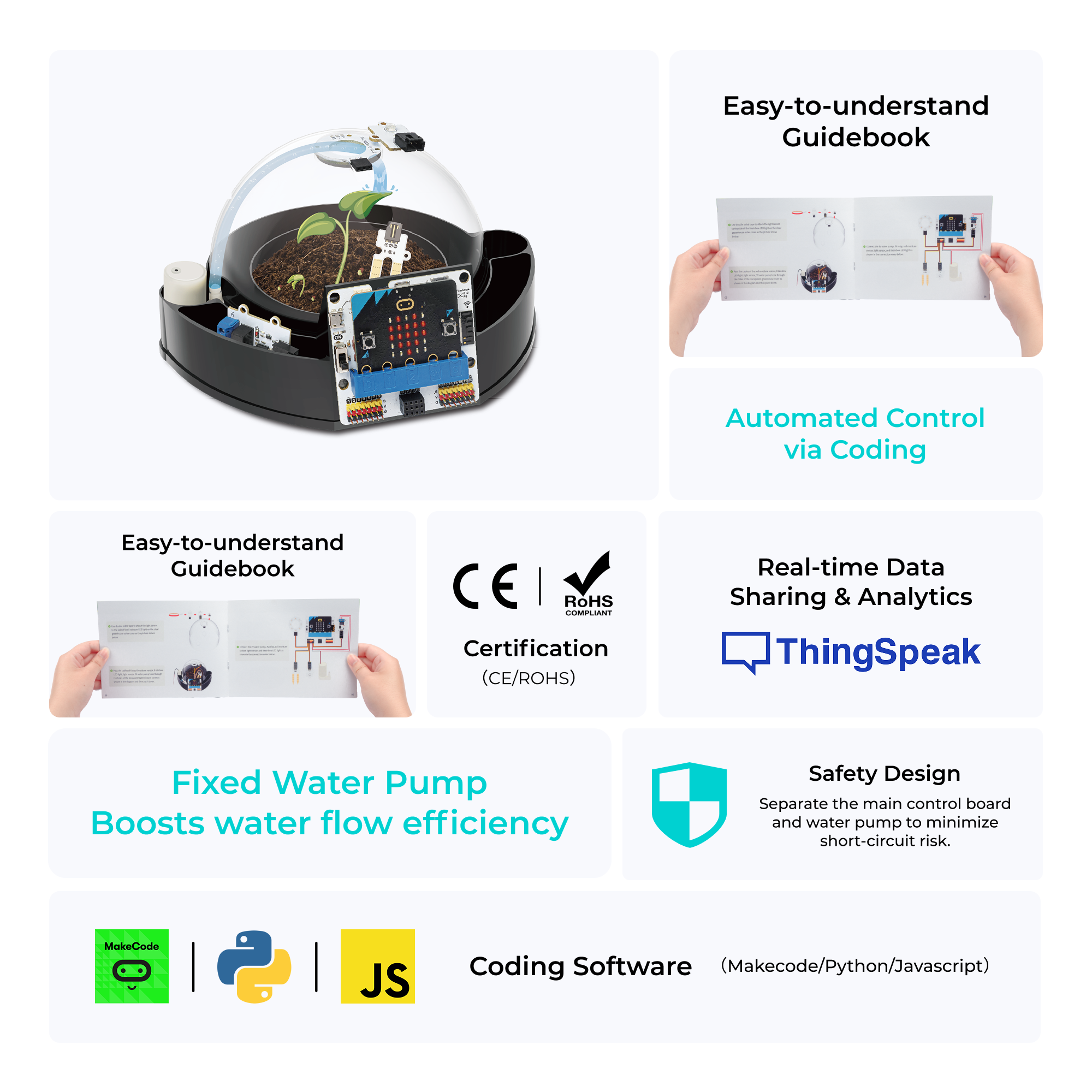elecfreaks-smart-greenhouse-kit-serre-micro-bit-10-sets image 2