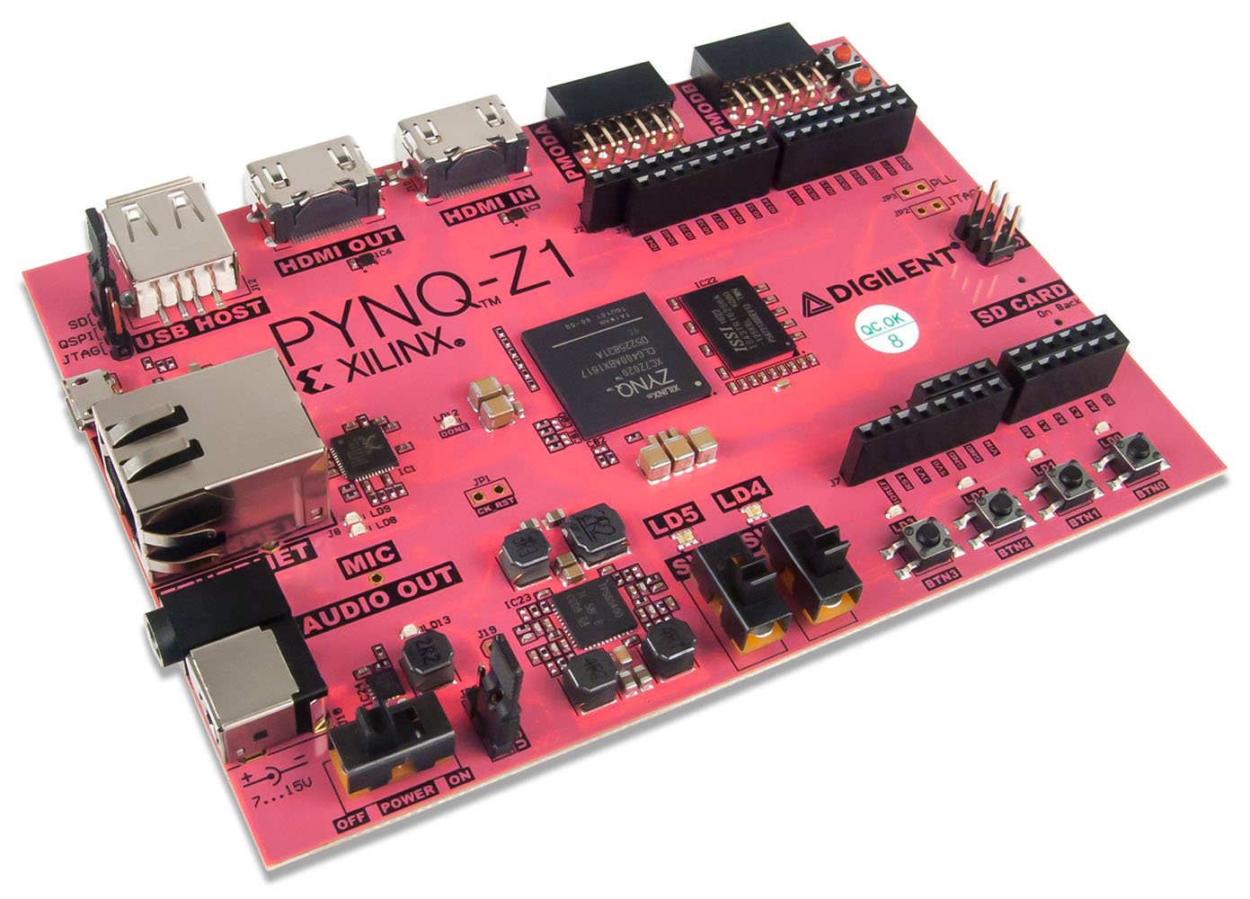 digilent-pynq-z1-carte-d-veloppement-zynq-7000-python-fpga image 2