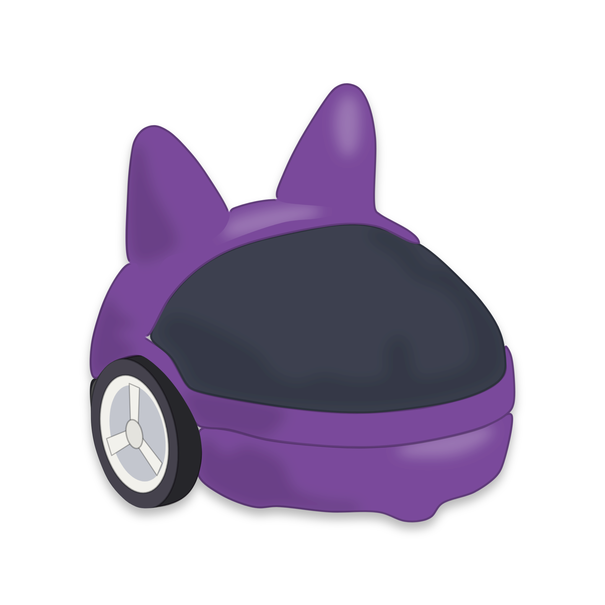 elio-backpacks-oreilles-de-chat-sac-dos-gris-imprim-3d image 7