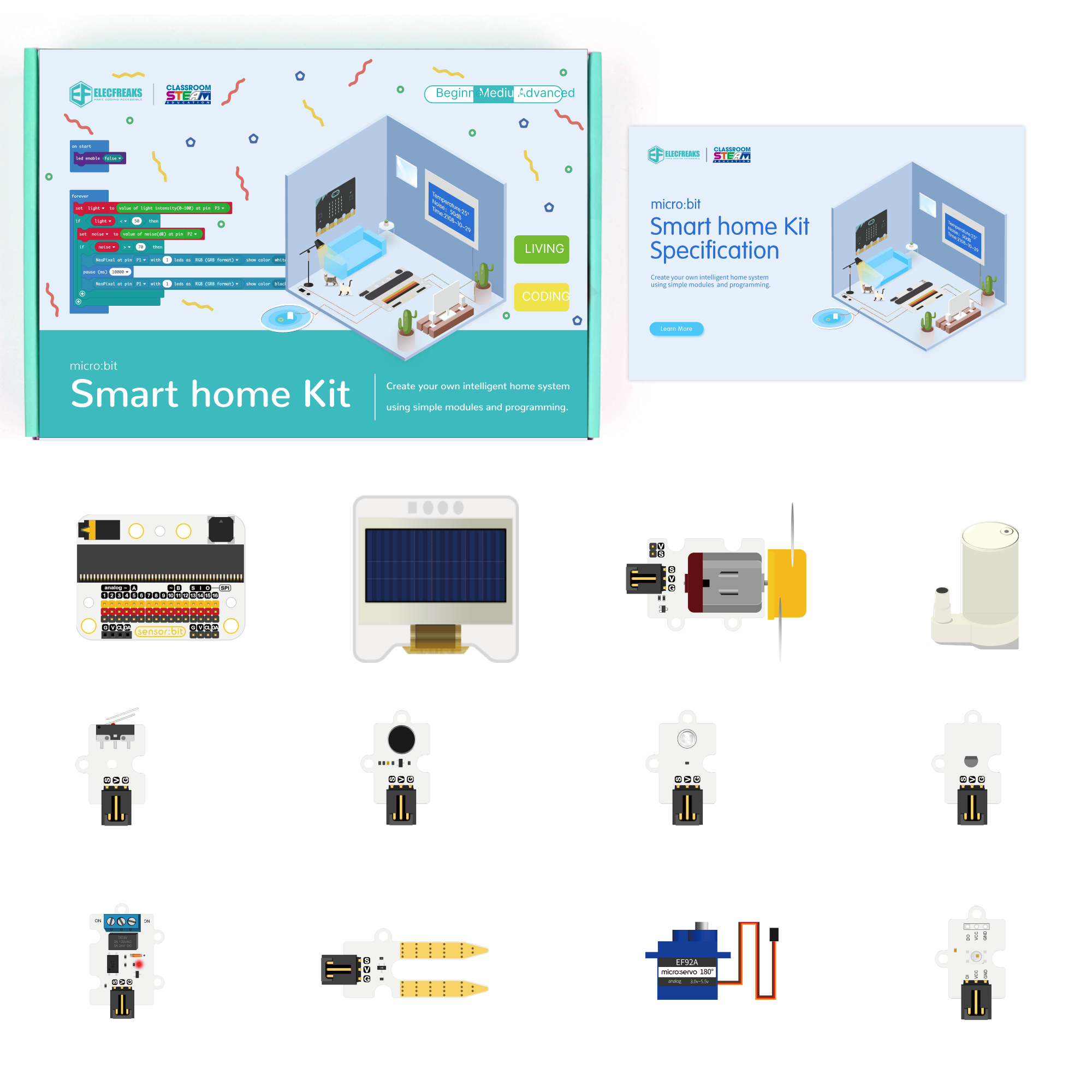 elecfreaks-micro-bit-smart-home-kit-domotique-sans-carte image 1