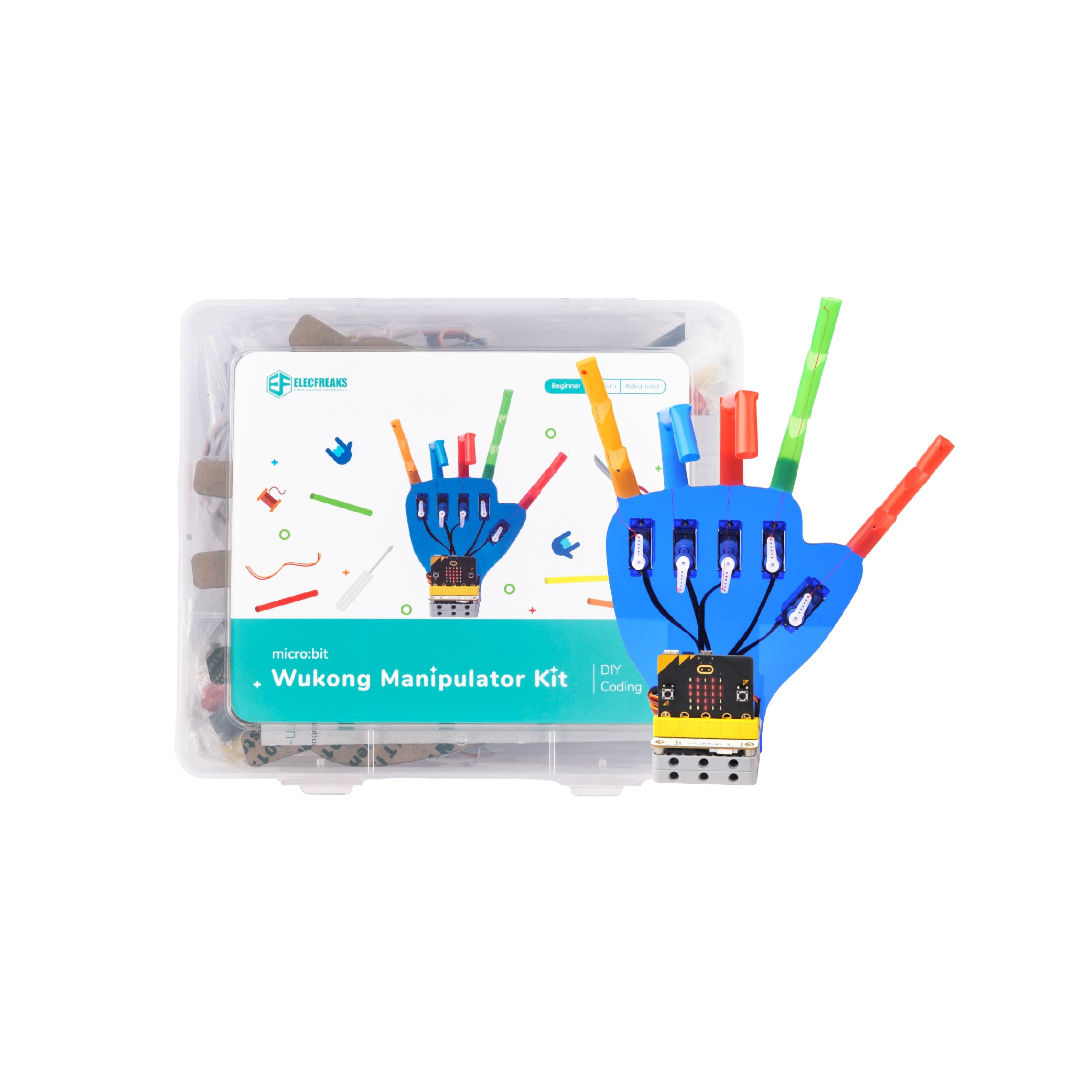 elecfreaks-wukong-manipulator-kit-main-robot-sans-micro-bit image 1