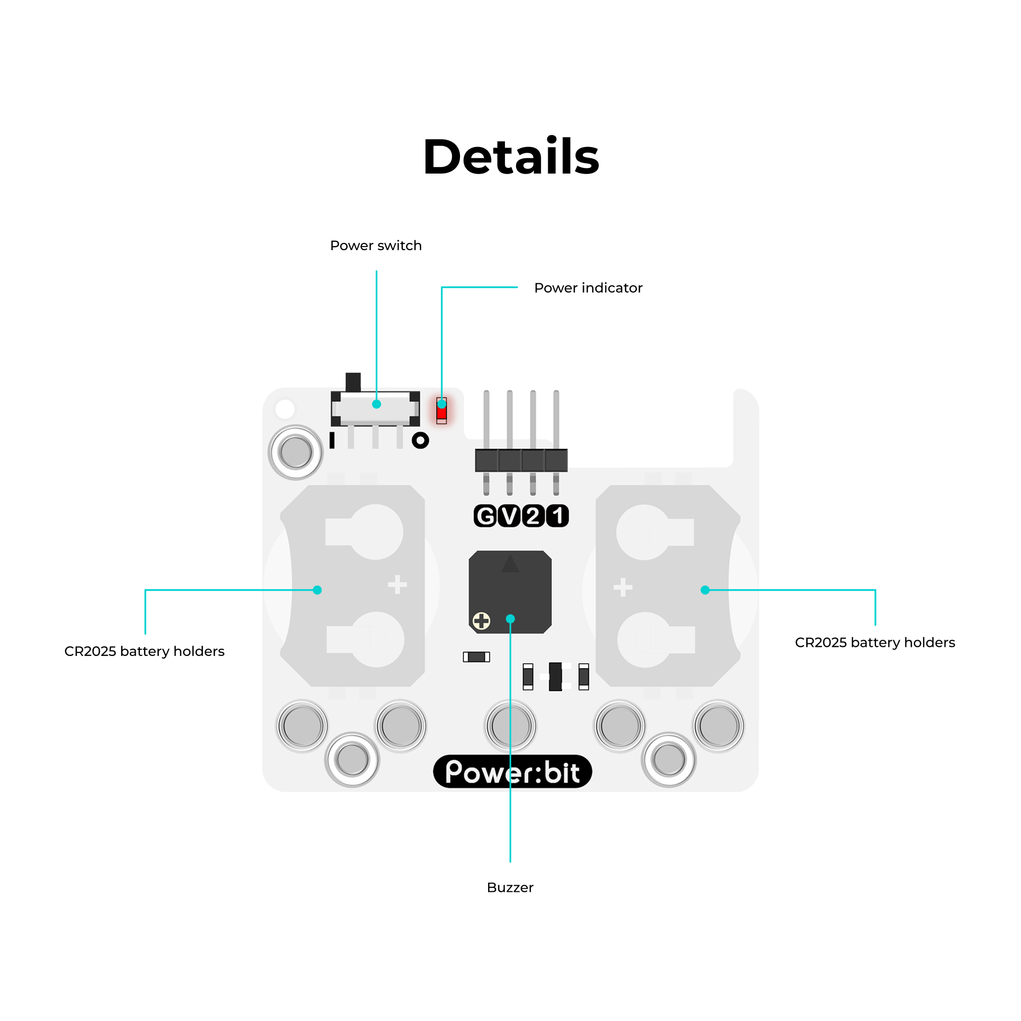 elecfreaks-power-bit-carte-extension-micro-bit-buzzer image 3