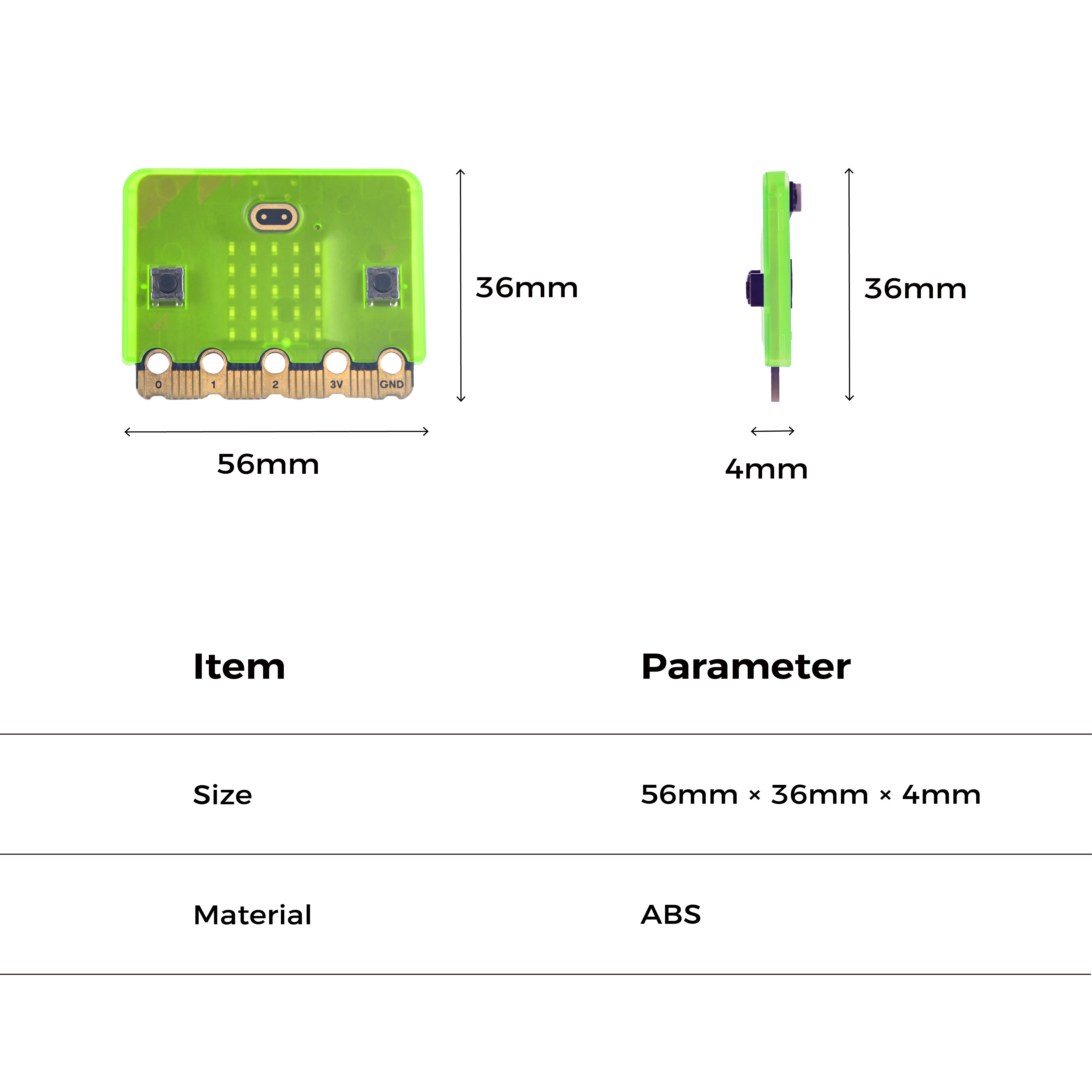 elecfreaks-bo-tier-micro-bit-vert-protection-carte image 3